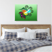 Surf Dreams Canvas Afdruk (Insitu (Slaapkamer))