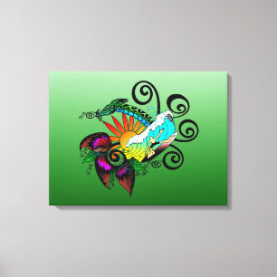 Surf Dreams Canvas Afdruk