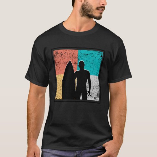 Surf Dude Surfer T-shirt (Voorkant)