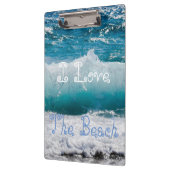 Surf Duik Strand Zee Schuim Zwemmen Bestemming's B Klembord (Links)