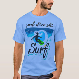 surf duikski t es strand t es zomers et es surf t  t-shirt