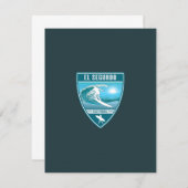 Surf El Segundo California Bedankkaart (Voorkant / Achterkant)