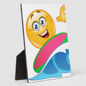 surf emoji fotoplaat (Zijkant)