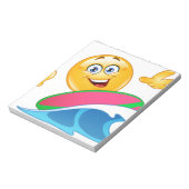 surf emoji notitieblok (Linkerzijde)
