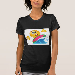 surf emoji t-shirt