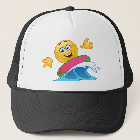 surf emoji trucker pet (Voorkant)