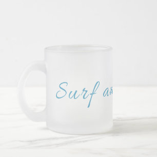 Surf en Laat Surf Matglas Koffiemok