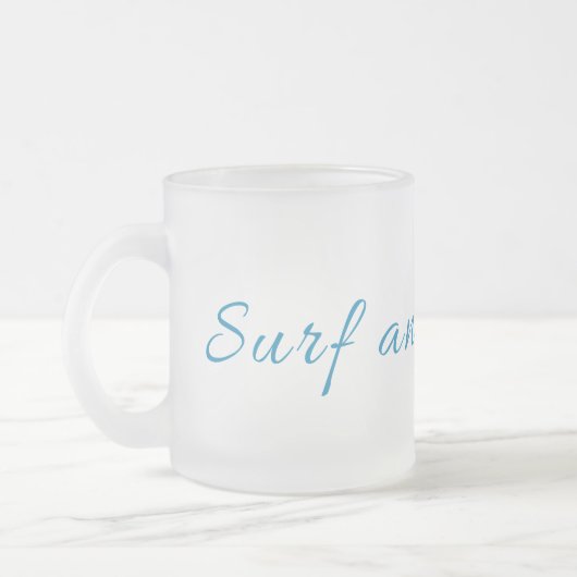 Surf en Laat Surf Matglas Koffiemok (Links)
