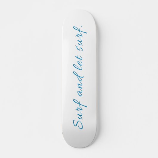 Surf en Laat Surf Persoonlijk Skateboard (Voorkant)