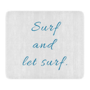 Surf en Laat Surf Snijplank
