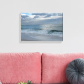 Surf en lucht in de oceaan canvas afdruk (Insitu (Woonkamer))