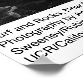 Surf en Rocks, nabij Bodega door Ansel Adams Poster (Hoek)