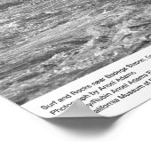 Surf en Rocks nabij Bodega, station 1966 Poster (Hoek)