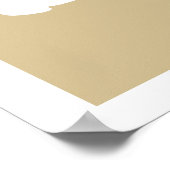 Surf- en Sky minimalistisch poster (Hoek)