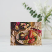 Surf en turf briefkaart (Staand voorkant)