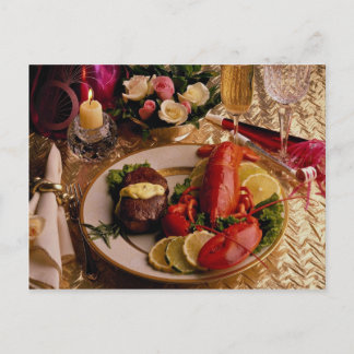 Surf en turf briefkaart