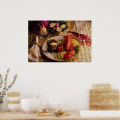 Surf en turf poster (Keuken)