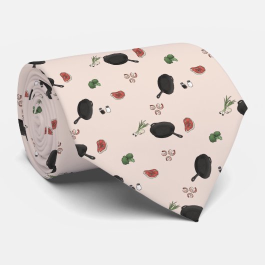 Surf en turf Stropdas (Opgerold)