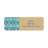 Surf en zand etiket (Voorkant)