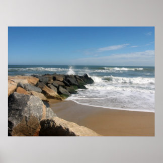 Surf en zand Poster