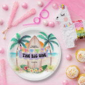 Surf en Zee | De grote bloeidag Papieren Bordje (Feest)