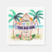 Surf en Zee | De grote bloeidag Servet (Voorkant)