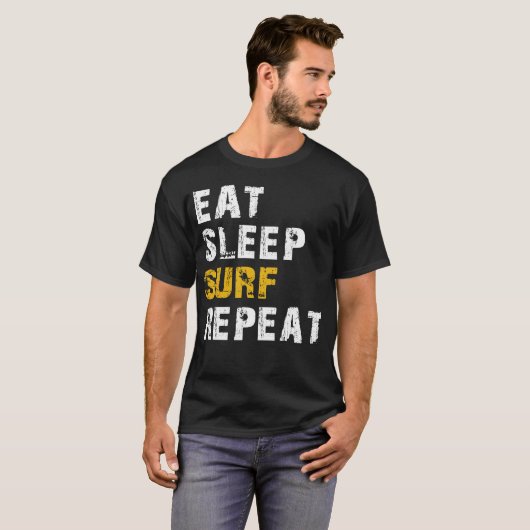 surf eten t-shirt (Voorkant volledig)