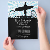 Surf Event Promotion Flyer (Hand)
