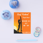 Surf festival of wedstrijdvlieger flyer (Enkel)