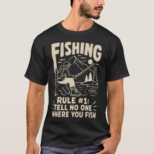 Surf fishing t-shirt (Voorkant)