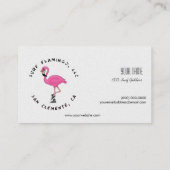 Surf Flamingo LLC Visitekaartje (Achterkant)