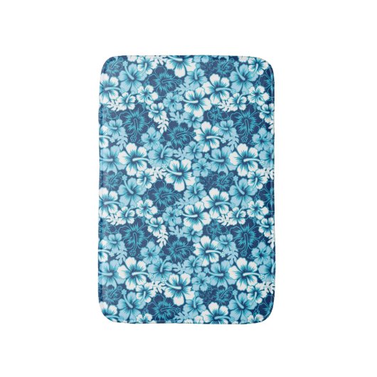 Surf Floral Hibiscus Pattern Badmat (Voorkant Verticaal)