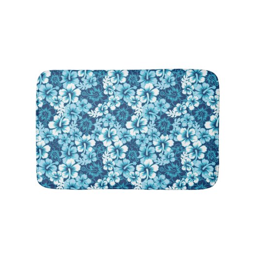Surf Floral Hibiscus Pattern Badmat (Voorkant)
