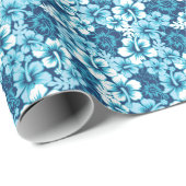 Surf Floral Hibiscus Pattern Cadeaupapier (Rol Hoek)
