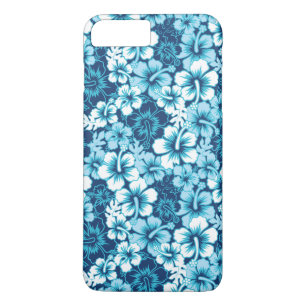 Surf Floral Hibiscus Pattern iPhone 8/7 Plus Hoesje