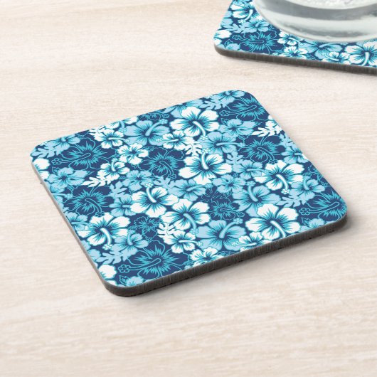 Surf Floral Hibiscus Pattern Drankjes Onderzetter (Linkerzijde)