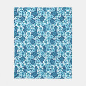Surf Floral Hibiscus Pattern Fleece Deken (Voorkant)