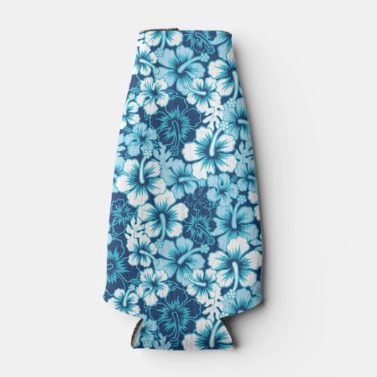 Surf Floral Hibiscus Pattern Flesjeskoeler (Voorkant)