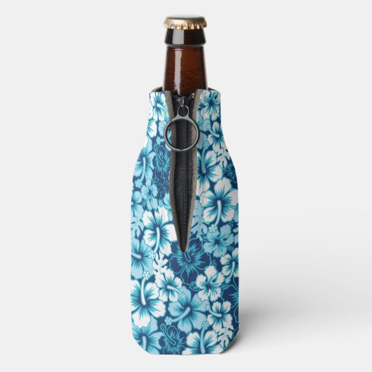 Surf Floral Hibiscus Pattern Flesjeskoeler (Fles Achterkant)