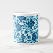 Surf Floral Hibiscus Pattern Grote Koffiekop (Rechts)