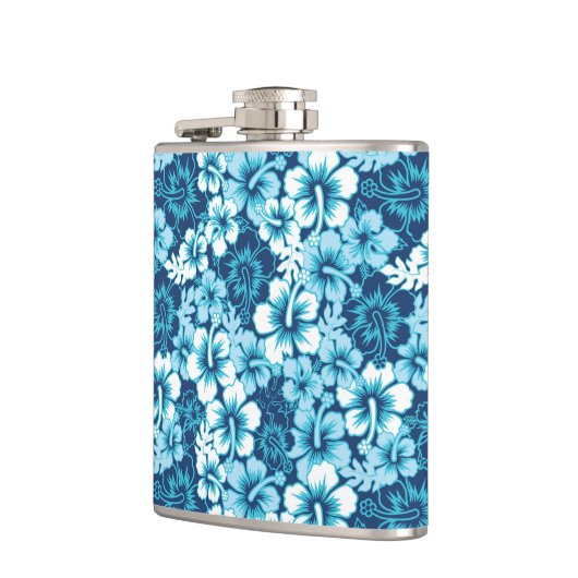 Surf Floral Hibiscus Pattern Heupfles (Links)