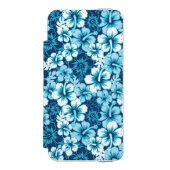 Surf Floral Hibiscus Pattern Incipio iPhone Portemonnee Hoesje (Voorkant Agenda)