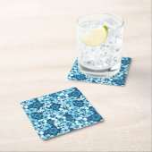 Surf Floral Hibiscus Pattern Kartonnen Onderzetters (Insitu)