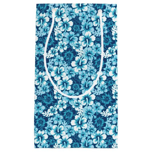 Surf Floral Hibiscus Pattern Klein Cadeauzakje (Voorkant)