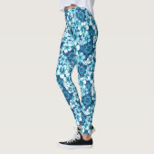 Surf Floral Hibiscus Pattern Leggings (Links)
