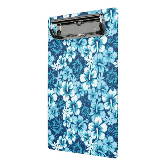Surf Floral Hibiscus Pattern Mini Klembord (Angled2)