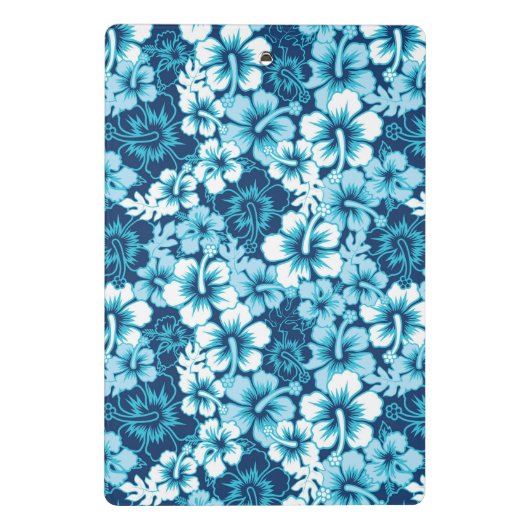 Surf Floral Hibiscus Pattern Mini Klembord (Achterkant)