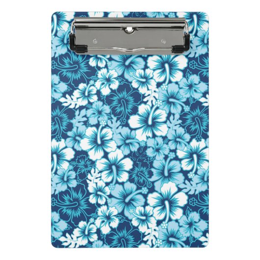 Surf Floral Hibiscus Pattern Mini Klembord (Voorkant)