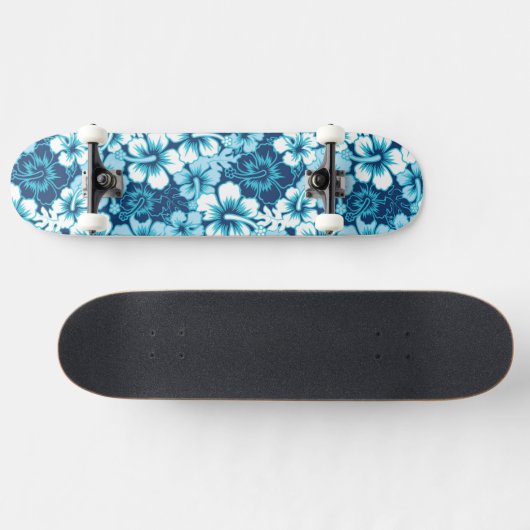 Surf Floral Hibiscus Pattern Persoonlijk Skateboard (Horizontaal)