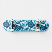 Surf Floral Hibiscus Pattern Persoonlijk Skateboard (Horizontaal)